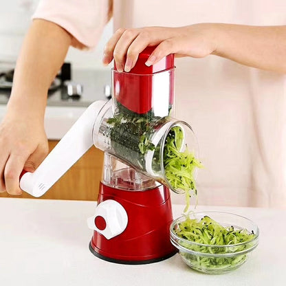 Multifunctional 3-blade vegetable slicer