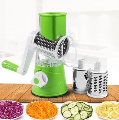 Multifunctional 3-blade vegetable slicer