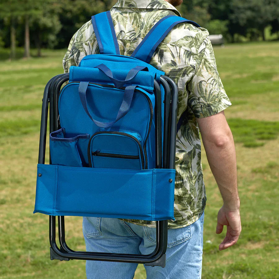 Multifunctional backpack chair for outdoor use