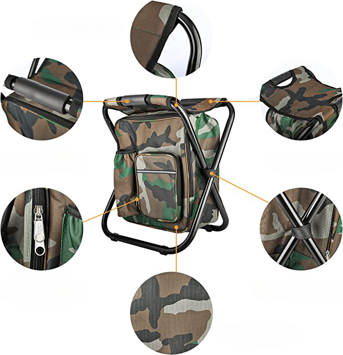 Multifunctional backpack chair for outdoor use