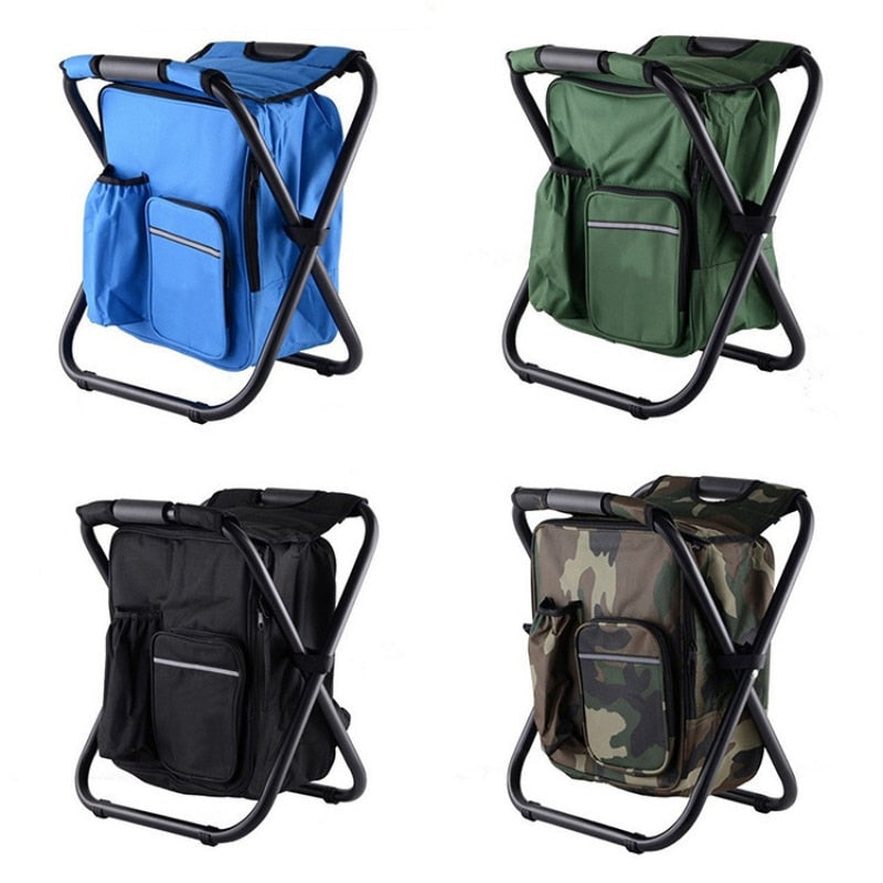 Multifunctional backpack chair for outdoor use