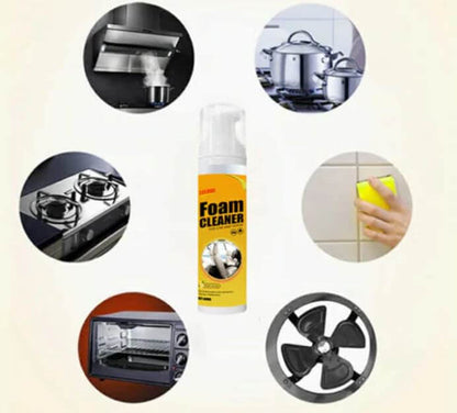 Multifunctional foam cleaner