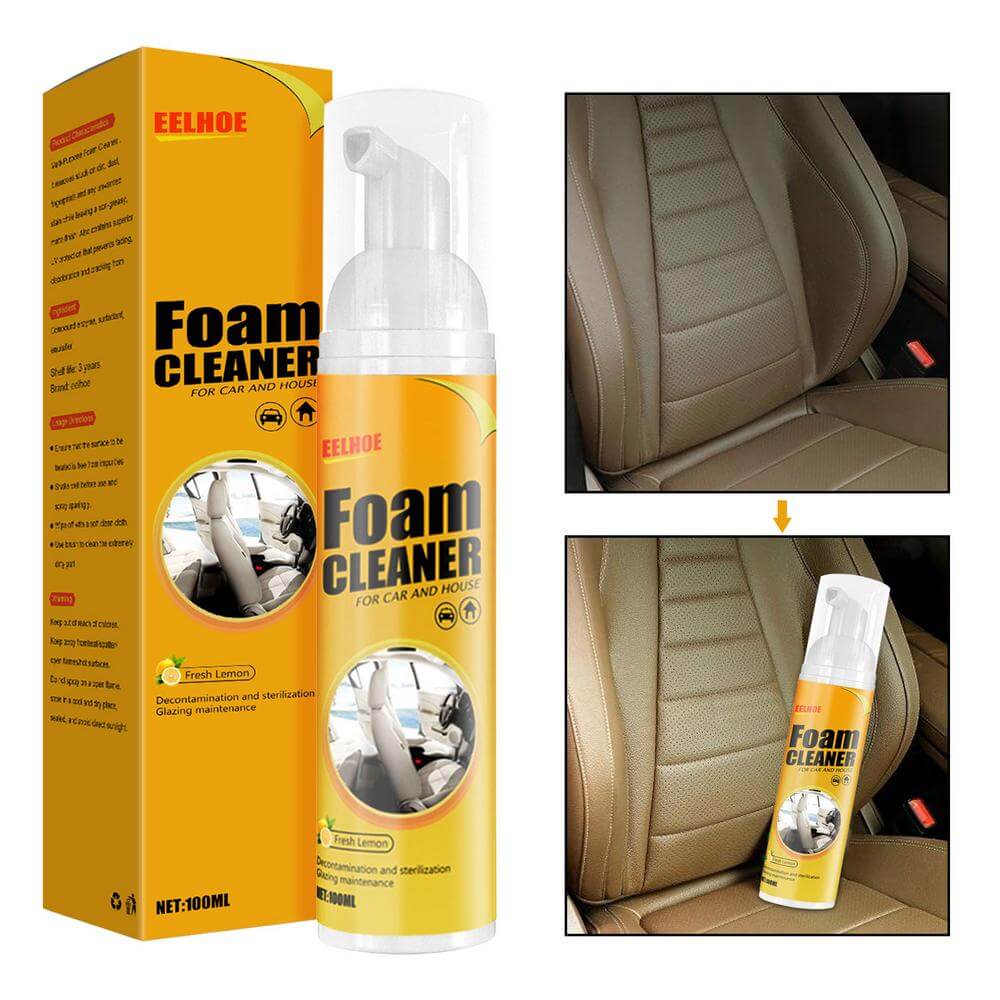 Multifunctional foam cleaning spray