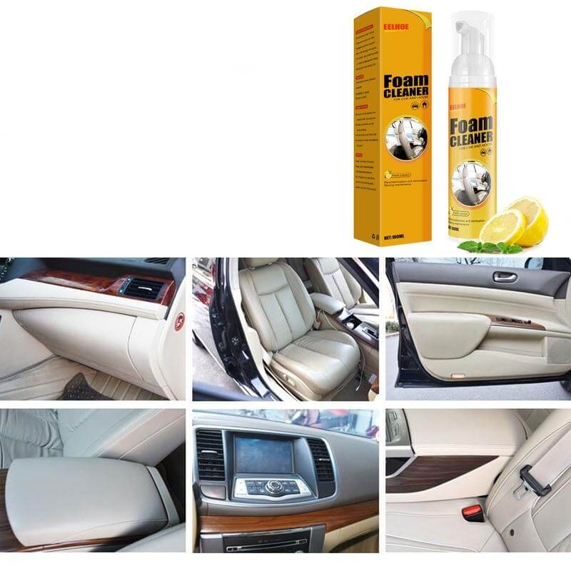 Multifunctional foam cleaning spray