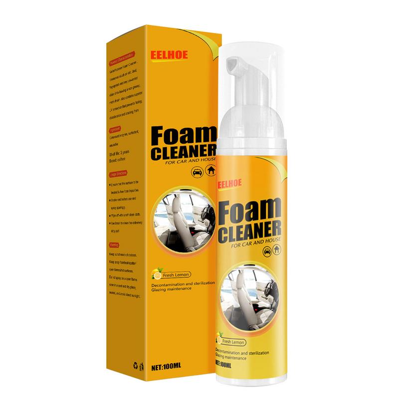 Multifunctional foam cleaning spray