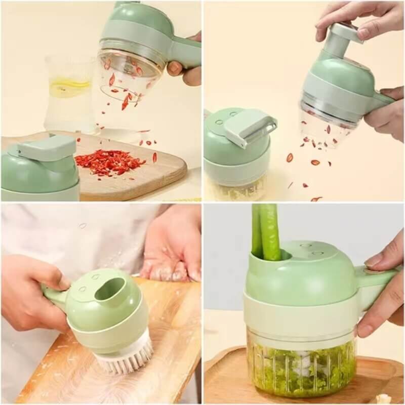Multifunctional handheld vegetable slicer