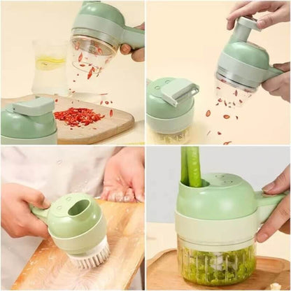 Multifunctional handheld vegetable slicer