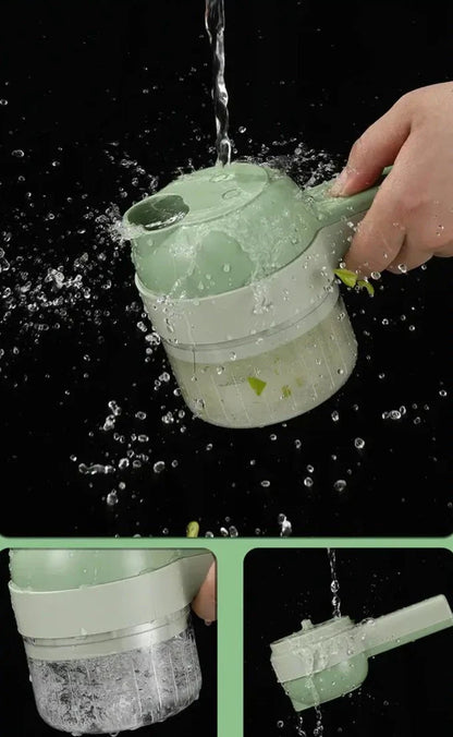 Multifunctional handheld vegetable slicer