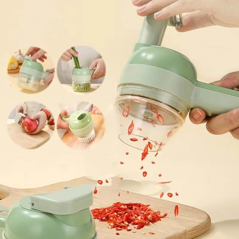 Multifunctional handheld vegetable slicer