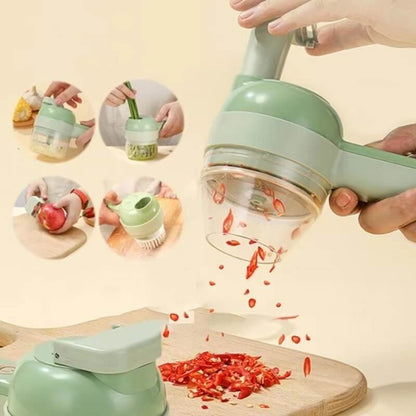 Multifunctional handheld vegetable slicer