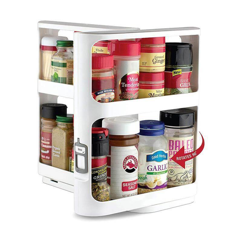 Multifunctional rotary storage rack