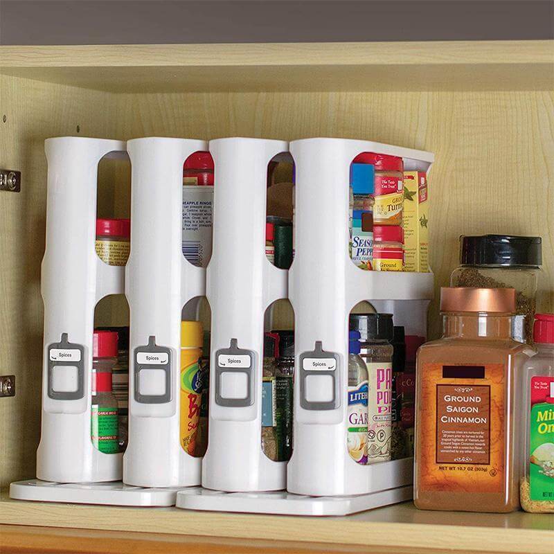 Multifunctional rotary storage rack