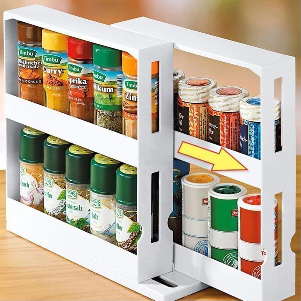 Multifunctional rotary storage rack