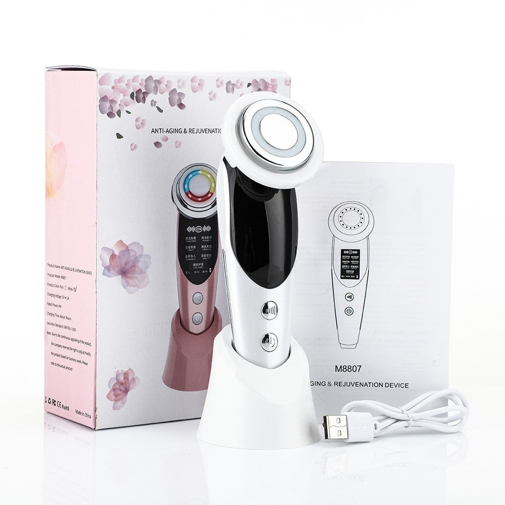 Multifunctional skin rejuvenation massager