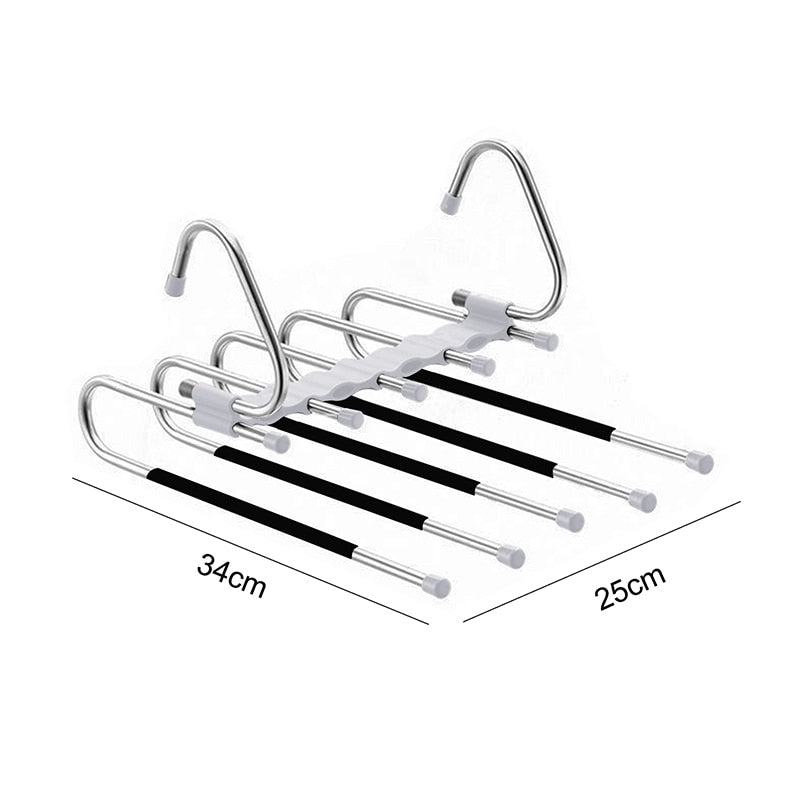 Multifunctional trouser rack