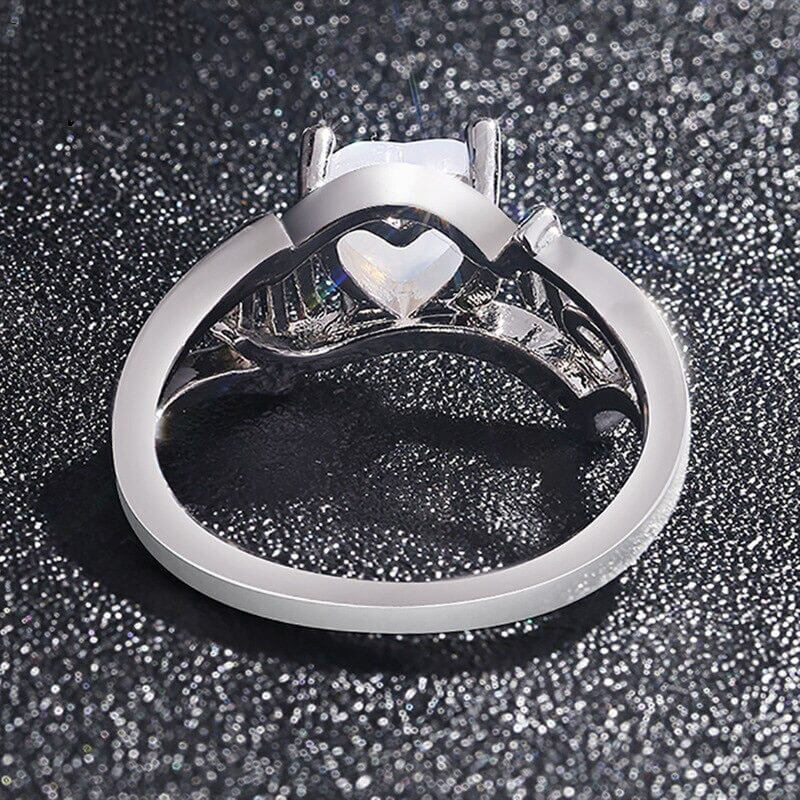 Mum Heart Opal Ring