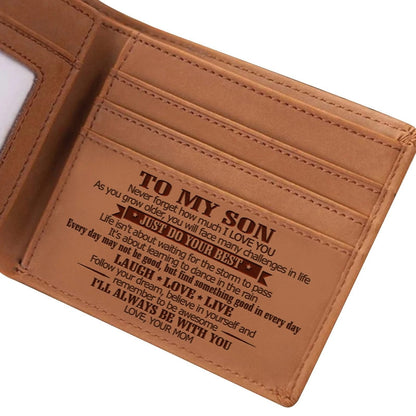Mum to Son - Personalised Wallet