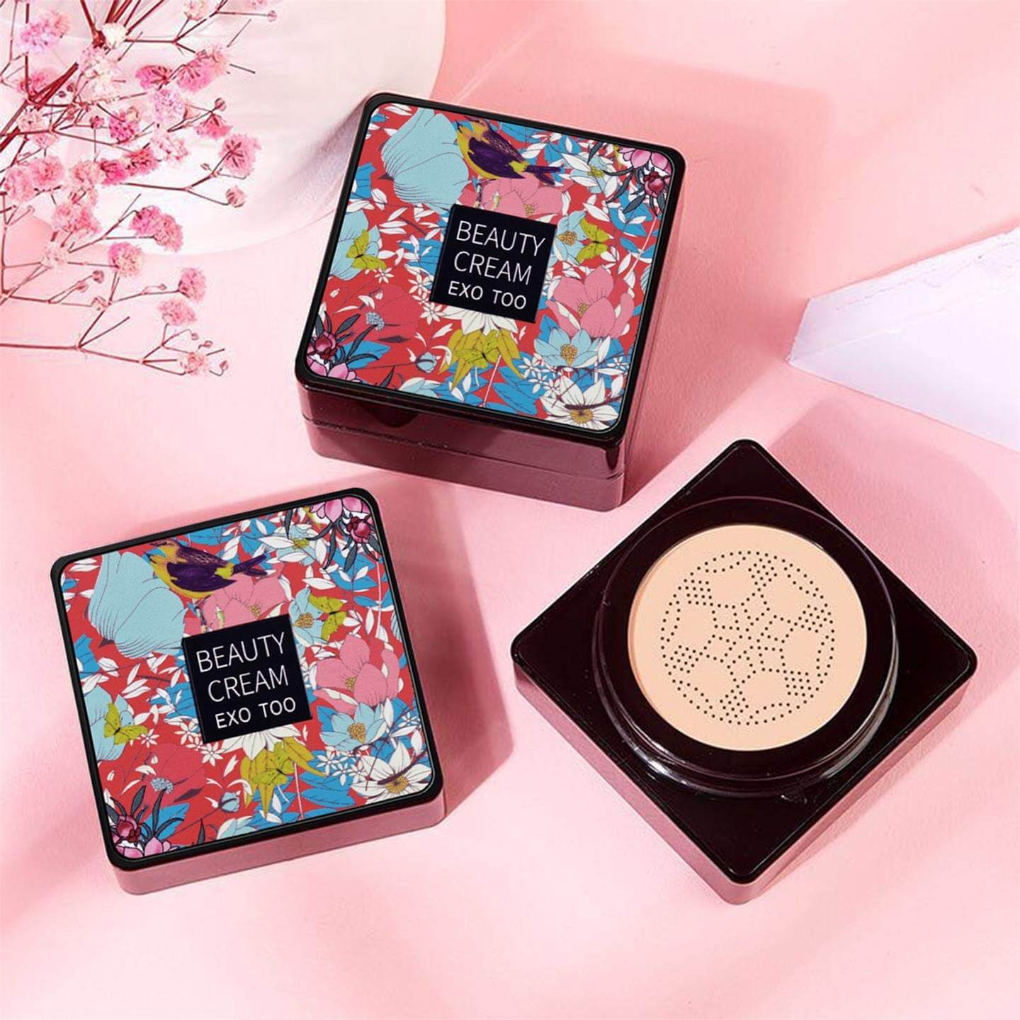Mushroom Head Air Cushion CC Creme