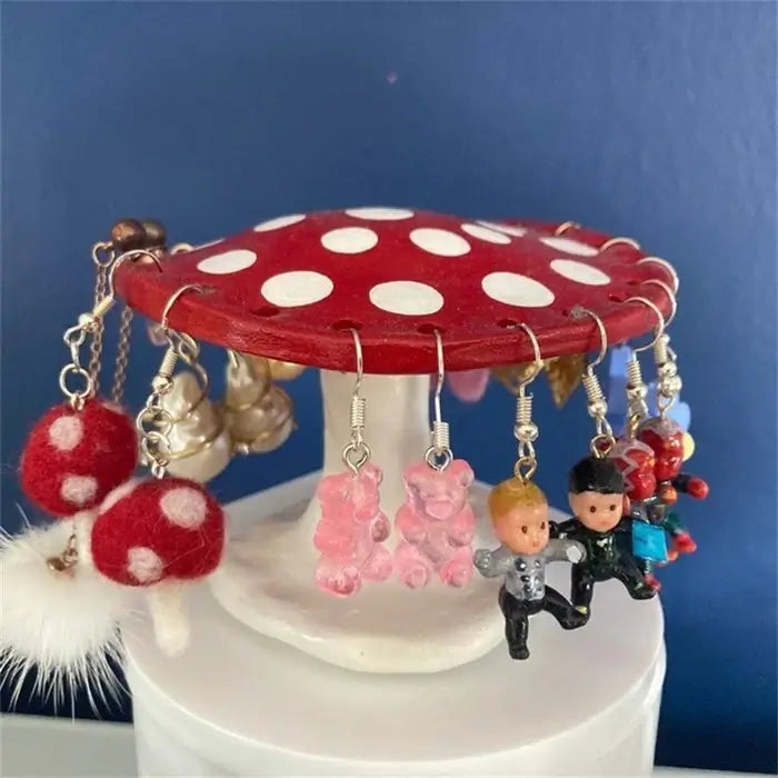 Mushroom jewellery holder