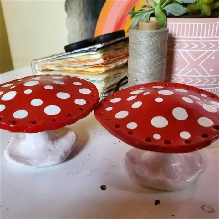 Mushroom jewellery holder