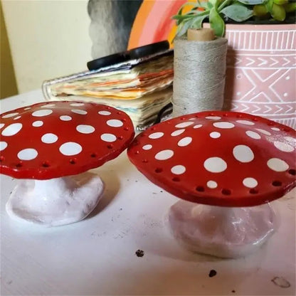 Mushroom jewellery holder
