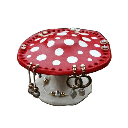 Mushroom jewellery holder