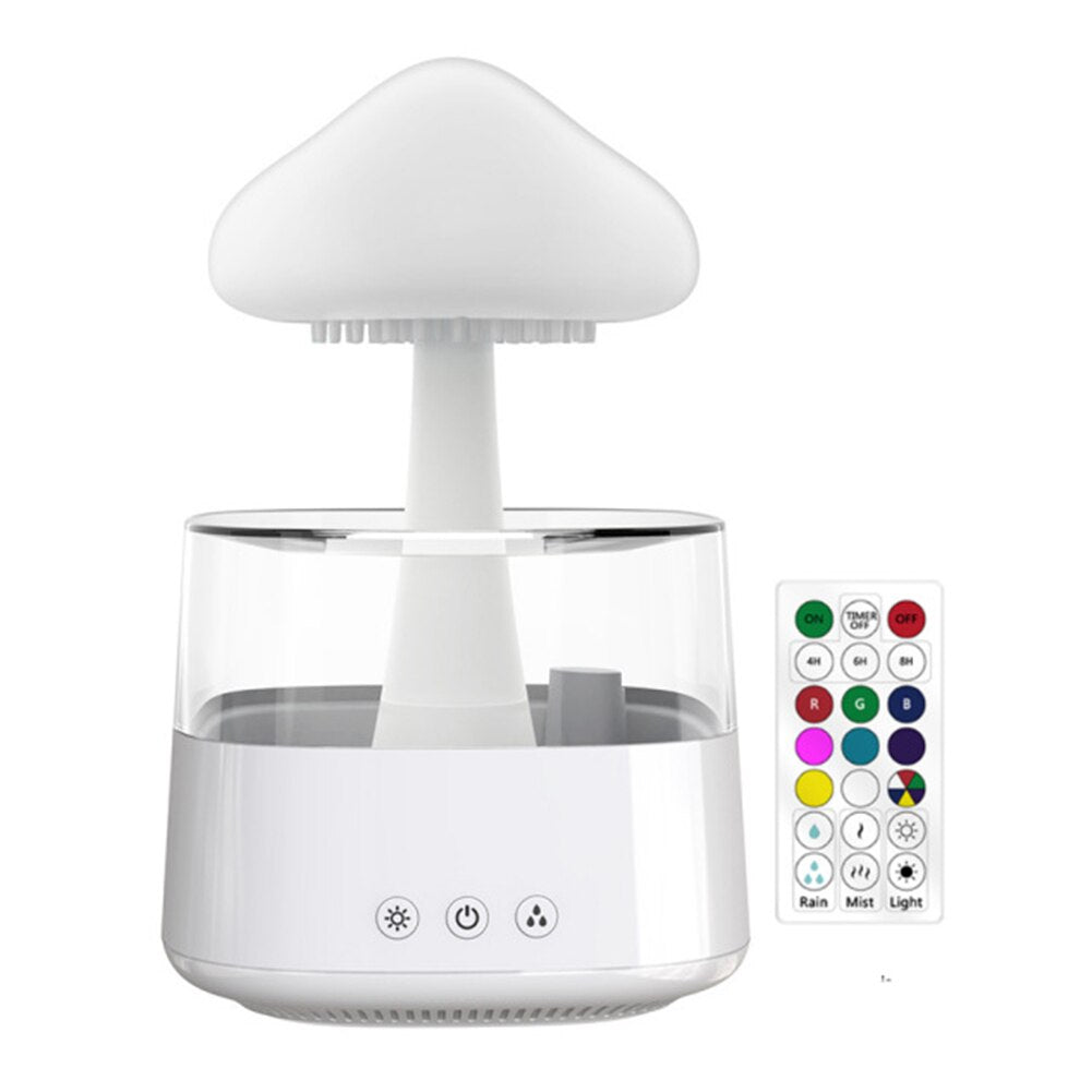 Mushroom raindrop humidifier