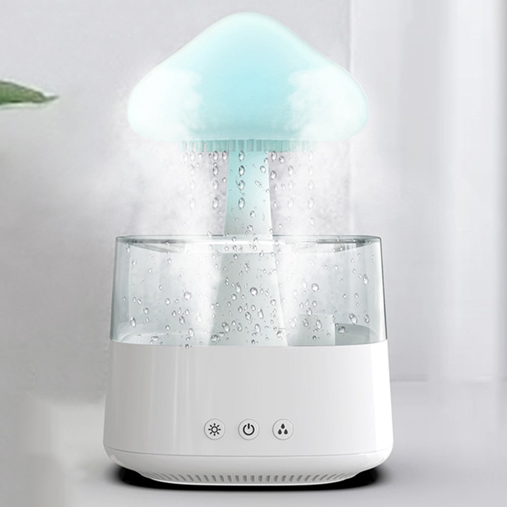 Mushroom raindrop humidifier