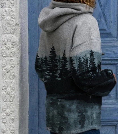 Natural Mountain Printed Sweatshirt