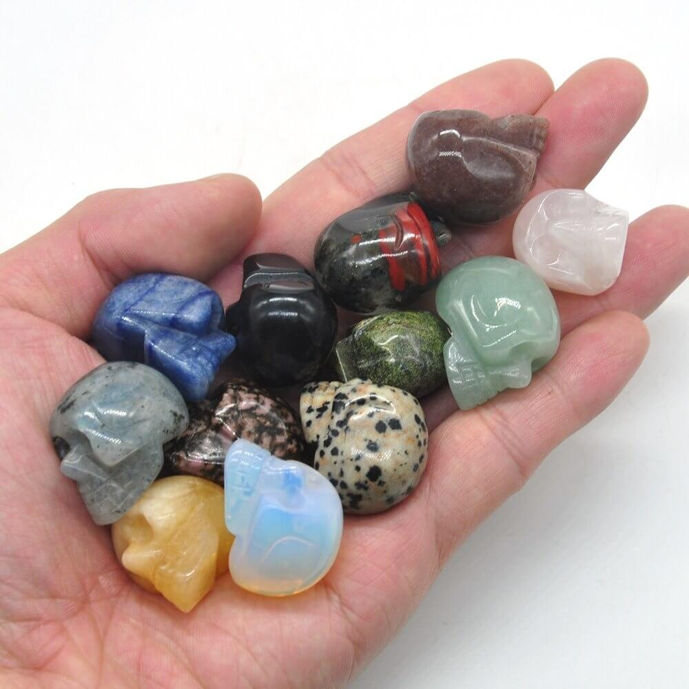 Natural Skull Crystal Stone
