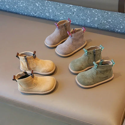 Non-slip children's ankle boots