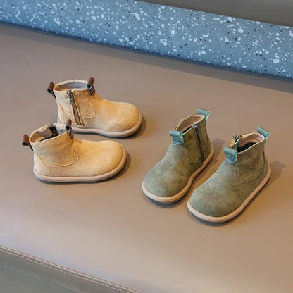 Non-slip children's ankle boots