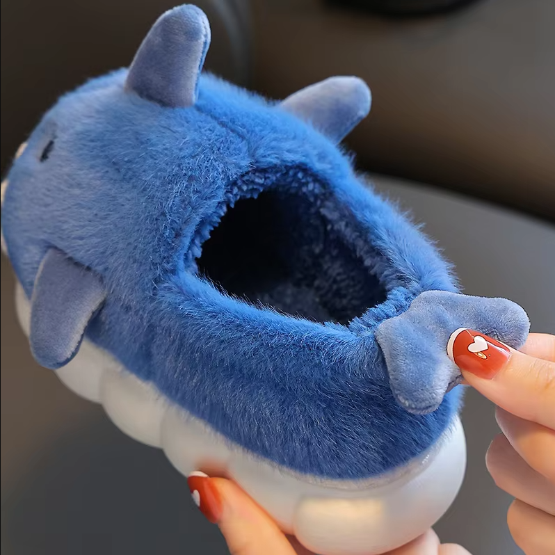 Non-slip shark slipper for children
