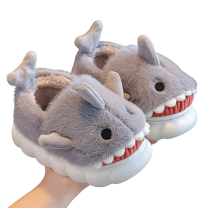 Non-slip shark slipper for children