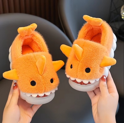 Non-slip shark slipper for children