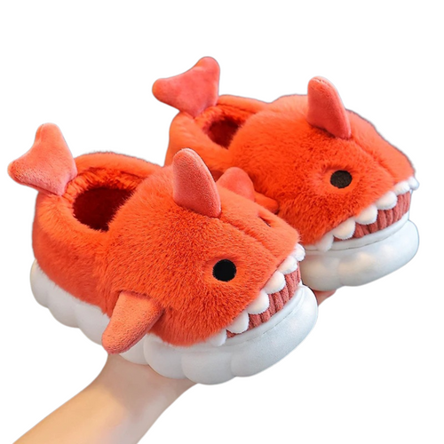 Non-slip shark slipper for children