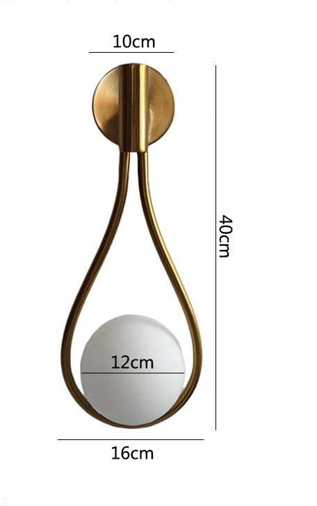Nordic Creative Metal Wall Lamp