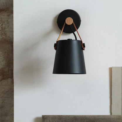 Nordic Wooden Wall Lamp