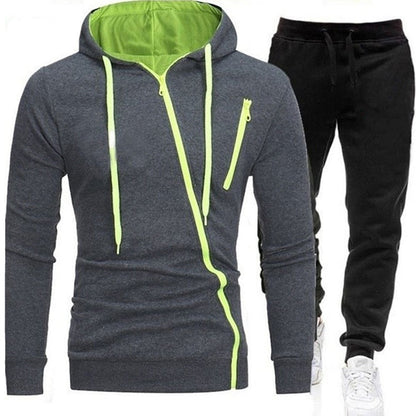 Oblique Zips Men's Tracksuit
