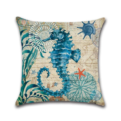 Ocean Themed Printed Cushion Covers