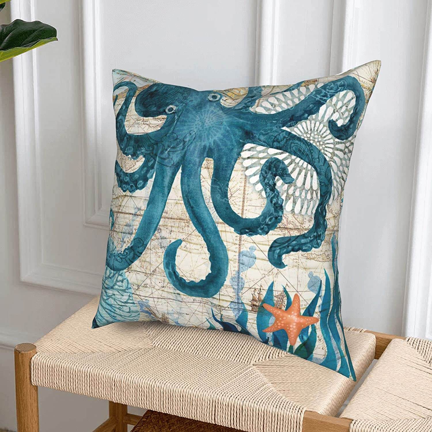 Ocean Themed Printed Cushion Covers