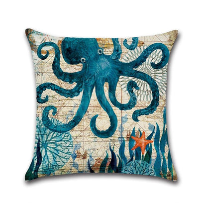 Ocean Themed Printed Cushion Covers