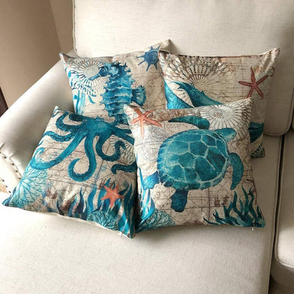 Ocean Themed Printed Cushion Covers