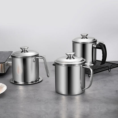 Oil filter pot
