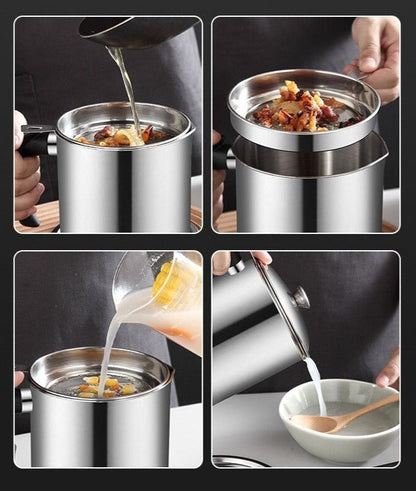 Oil filter pot