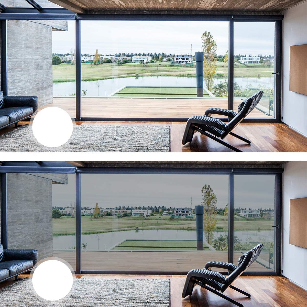 One-sided window film Privacy Protection with Heat Insulation