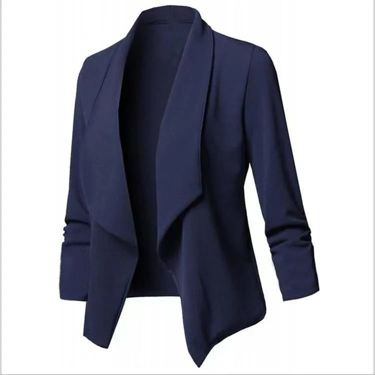 Oversized open blazer for women