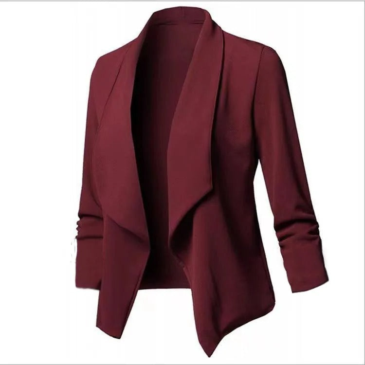 Oversized open blazer for women