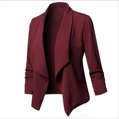 Oversized open blazer for women