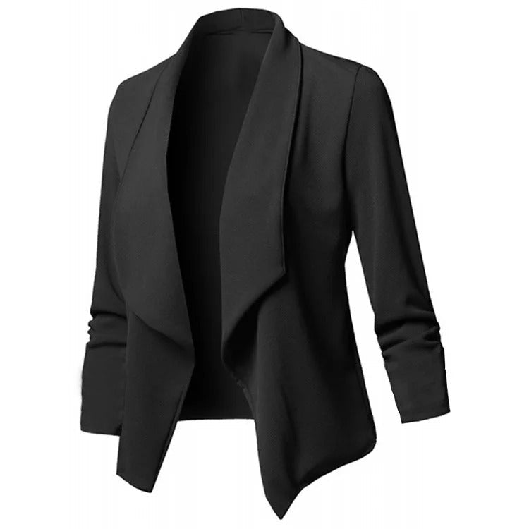 Oversized open blazer for women